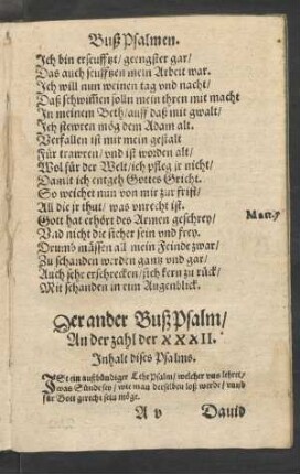 Der ander Buß Psalm ...