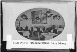 Stadt Wehlen. Bahnhofsstübl
