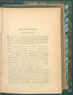 Génova y La Haya