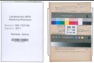 Entnazifizierung Aenne Reinartz , geb. 01.02.1895 (Verw.Angestellte)