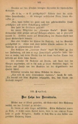 112. Kapitel. Der Lohn der Verräterin.