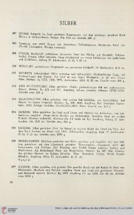 Silber (Nr. 367 - 472a)