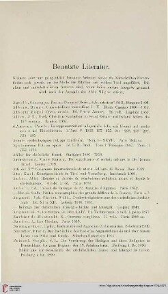 Benutzte Literatur