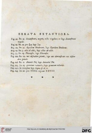 Errata extantiora