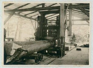 Foto des Sägewerks in Liebsdorf