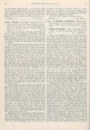 152-155 [Rezension] Lipps, Theodor, Leitfaden der Psychologie. 2., völlig umgearb. Aufl