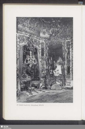 19. Schloß Linderhof. Spiegelsaal 1874/78