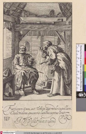 [Tobit beschuldigt Anna des Kinderraubs; Tobit accuses Anna of steaking the Kid]