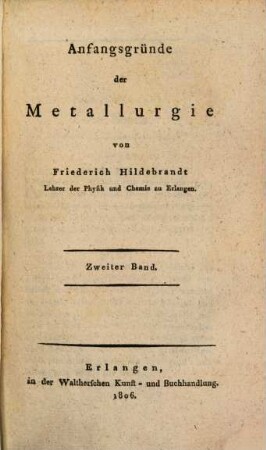 Encyklopädie der gesammten Chemie. 14, Beschluss der Metallurgie