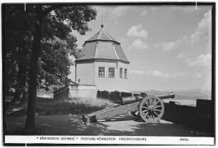 Sächsische Schweiz. Festung Königstein. Friedrichsburg