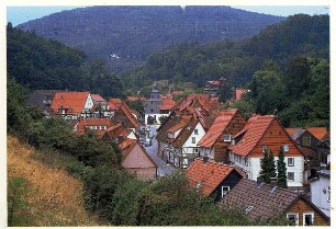 Der Harz - Bad Grund : Der Ort Bad Grund. Aufgenommen im Harz ca. 1995