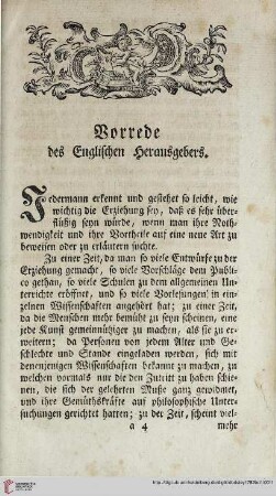 Vorrede des englischen Herausgebers
