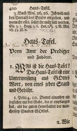 400-410, Vom Amt der Prediger...-Vom Amt der Obrigkeit...