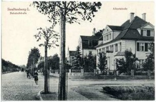 Senftenberg. Bahnhofstraße u. Albertstraße