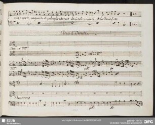 Aria: Voi d'un fedele Amante