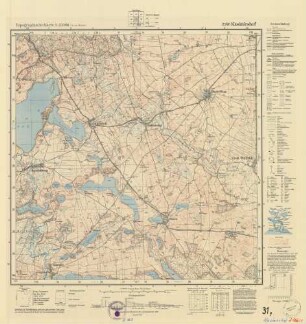 2166 Kasimirshof, Topographische Karte 1:25000 (4cm - Karte)