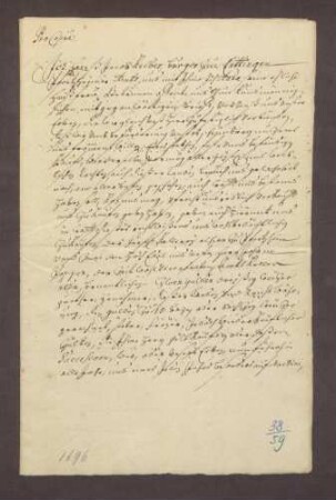 Schuldbrief des Hans Jakob Kelber zu Eutingen gegen die Amtskellerei Pforzheim