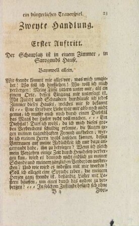 Zweyte Handlung