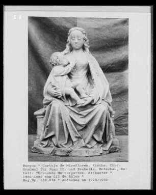 Thronende Madonna mit dem Christuskind