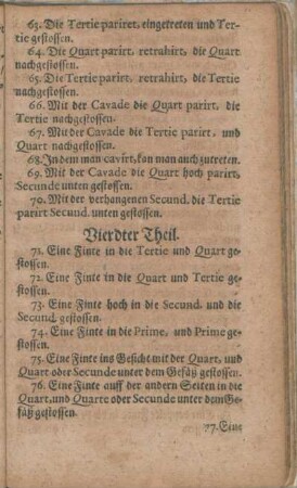 Vierdter Theil.