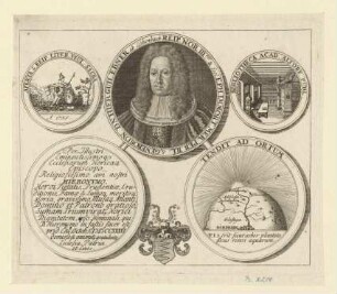 Zwei Medaillen auf Hieronymus Guilielmus Ebner von Eschenbach