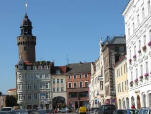 Obermarkt mit Reichenbacher Turm