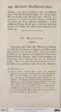 VI. Mysterien