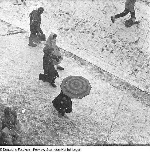 Dresden - Schneetreiben