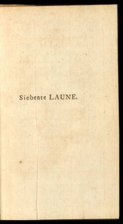 Siebente Laune