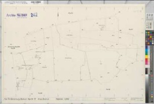 Beckum Ksp. u.Stadt (Beckum), Umlegung Beckum, Gem.Karte Beckum, Kspl. Flur 54