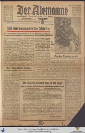 Nr. 1-30 (Januar 1944)