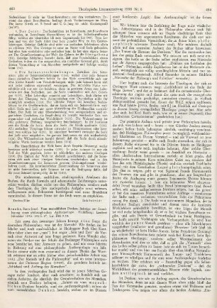 463-465 [Rezension] Brecht, Franz Josef, Vom menschlichen Denken