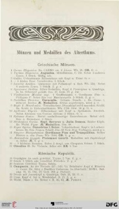 Römische Republik (Nr. 18-36)