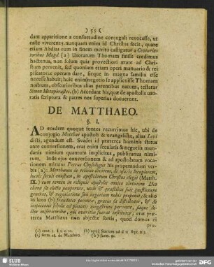 De Matthaeo