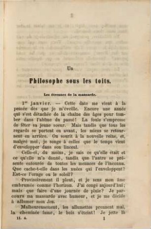 Un philosophe sous les toits : Ouvrage couronné par l'académie française