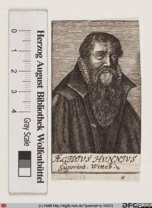 Bildnis Aegidius Hunnius d. Ä.