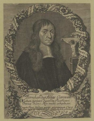 Bildnis des Bernhardus Abbas Clarevall