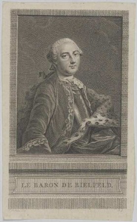 Bildnis des Jakob Friedrich de Bielfeld