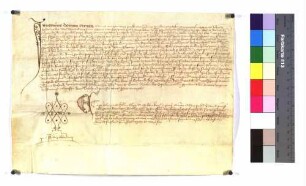 Notariatsinstrument des Johann Äblem: "Resignatio vicarii Viti Mundpach". (Altrep. S. 18)