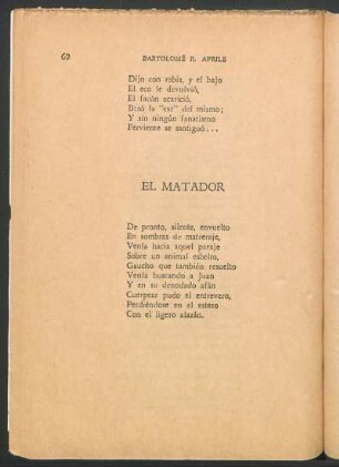 El matador