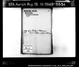 Hausierkonzessionen und -gesuche: Ernst Fraatz aus Bilshausen, Handel mit Strohhüten