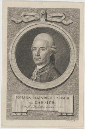 Bildnis des Iohann Heinrich Casimir von Carmer