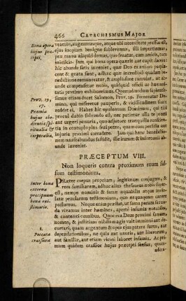 466-475, VIII. Praeceptum