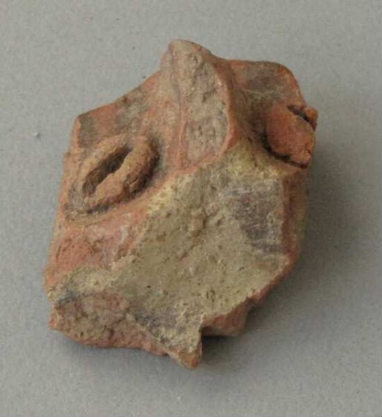 Clay head (fragment)