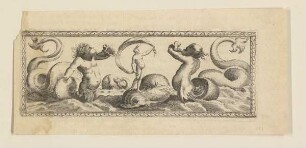 Vignette mit Meerwesen