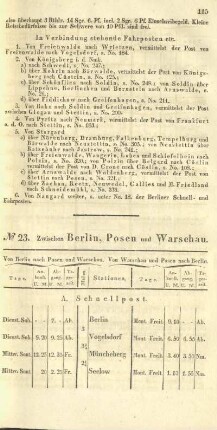No. 23. Zwischen Berlin, Posen und Warschau