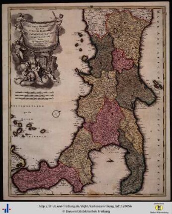 Italiae pars meridionalis; quae nunc Sceptri Hispanici Regnum. Neopolitanum