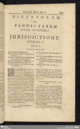 Liber Secundus De Jurisdictione