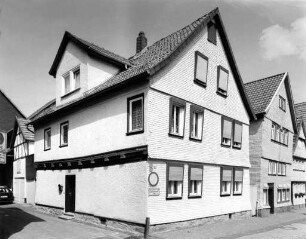 Fachwerkwohnhaus; Alsfeld, Untere Fulder Gasse 34