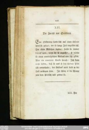 XII. Die Furcht vor Scriblern.